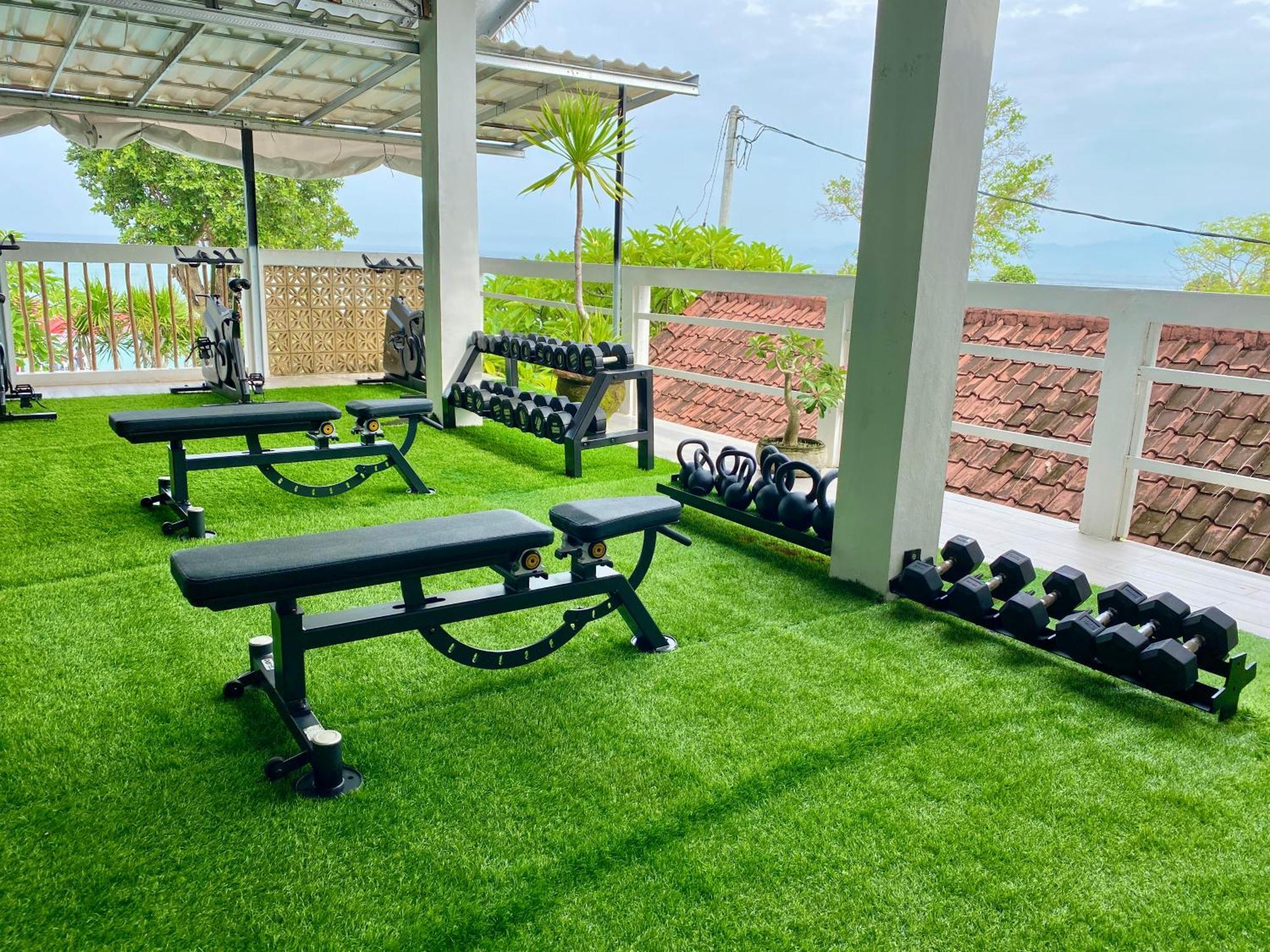 3 Monkeys Lembongan Studio Apartments Gym Recovery Centre Exterior foto